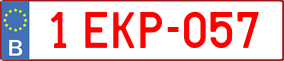 Truck License Plate